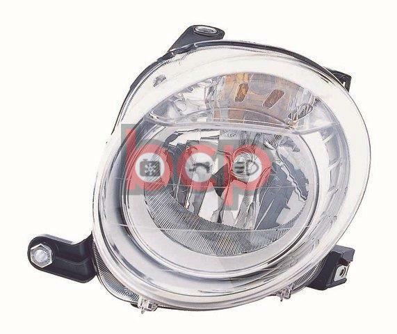 FIAT 500 2008- HEAD LIGHT LAMP PASSENGER SIDE LEFT NEAR SIDE