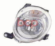 FIAT 500 2008- HEAD LIGHT LAMP PASSENGER SIDE LEFT NEAR SIDE