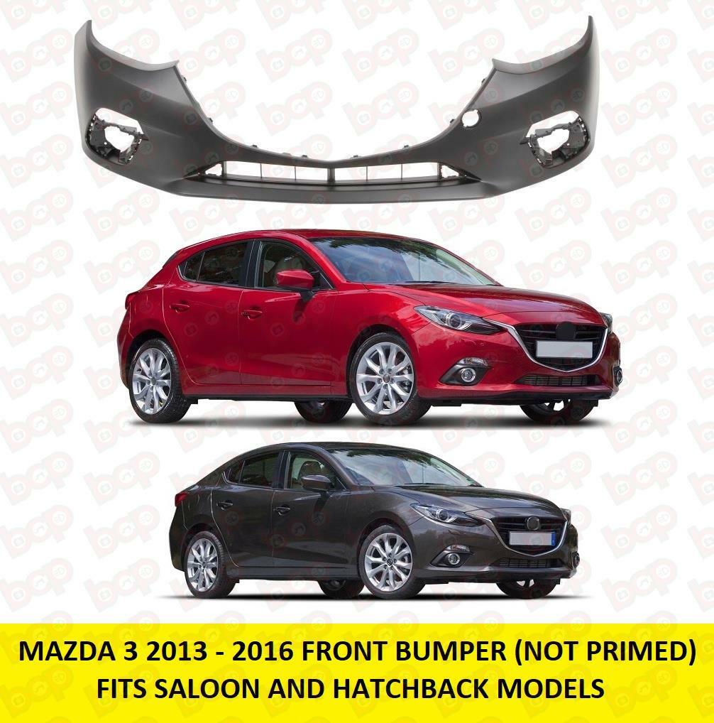 MAZDA 3 FRONT BUMPER 2013 - 2016 SALOON HATCHBACK NOT PRIMED OEM SPEC