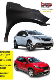 PEUGEOT 2008 2016 - 2020 FRONT WING RIGHT DRIVER SIDE INSURANCE APPROVED