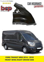 FORD TRANSIT MK8 2014 - 2018 FRONT WING RIGHT DRIVERS SIDE NEW PRIMED OE SPEC