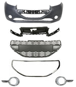 Load image into Gallery viewer, PEUGEOT 208 FRONT BUMPER KIT 2012 -2015 NO PDC OR WASHER HOLES PRIMED 1607397880