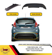 FORD FIESTA MK7 2008 - 2016 REAR BUMPER SPOILER DIFFUSER & TOW COVER COMPLETE