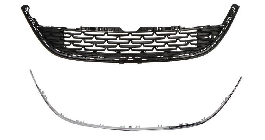 VAUXHALL ASTRA J 2012 – 2015 FRONT BUMPER LOWER CENTRE & CHROME TRIM NEW