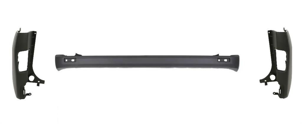 NISSAN PRIMASTAR 2001 - 2014 REAR BUMPER COMPLETE ALL 3 SECTIONS READY TO FIT