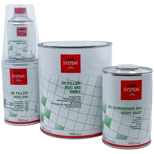 2K VOC540 HS GREY PRIMER & HARDNER 4.5L BETTER QUALITYTHEN MIPA CARSYSTEMS.ORG