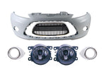 Load image into Gallery viewer, FORD FIESTA MK7 2008 - 2012 FRONT BUMPER COMPLETE ALL GRILLES CHROME &amp; FOGS NEW
