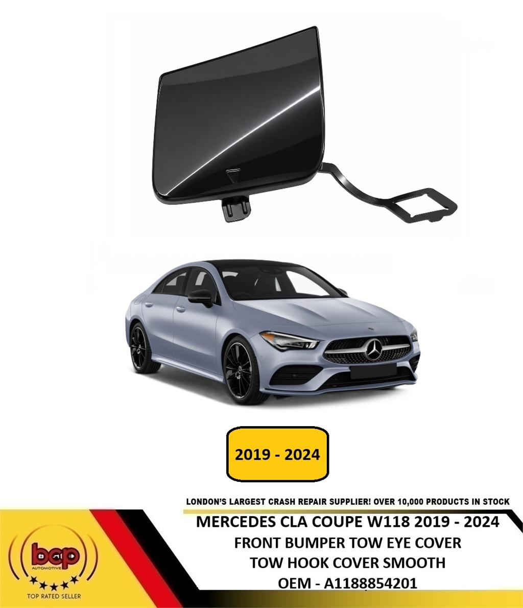 MERCEDES CLA COUPE C118 2019 - 2024 FRONT BUMPER TOW EYE HOOK COVER A1188854201