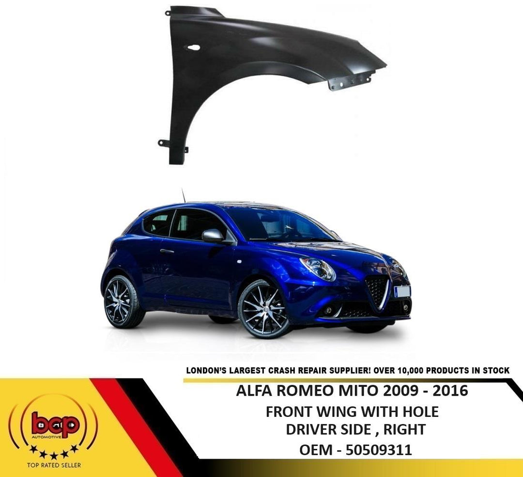 ALFA MITO 2009 - 2016 FRONT WING RIGHT DRIVERS FENDER SIDE PANEL PRIMED