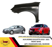 ALFA ROMEO Giulietta 2010 – 2021 FRONT WING FENDER LEFT NEARSIDE PASSENGER SIDE