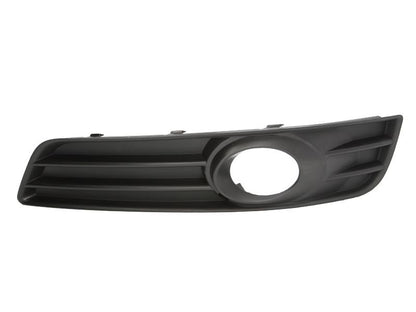 AUDI A3 2008 – 2014 FRONT BUMPER FOG LIGHT GRILLE BLACK WITH HOLE PASSENGER SIDE