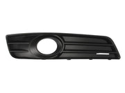 AUDI A3 2008 – 2014 FRONT BUMPER FOG LIGHT GRILLE BLACK WITH HOLE DRIVER RIGHT