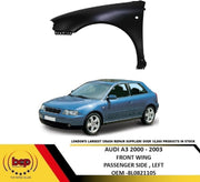 AUDI A3 2000 - 2003 FRONT WING LEFT PASSENGERS SIDE NEAR SIDE N/S