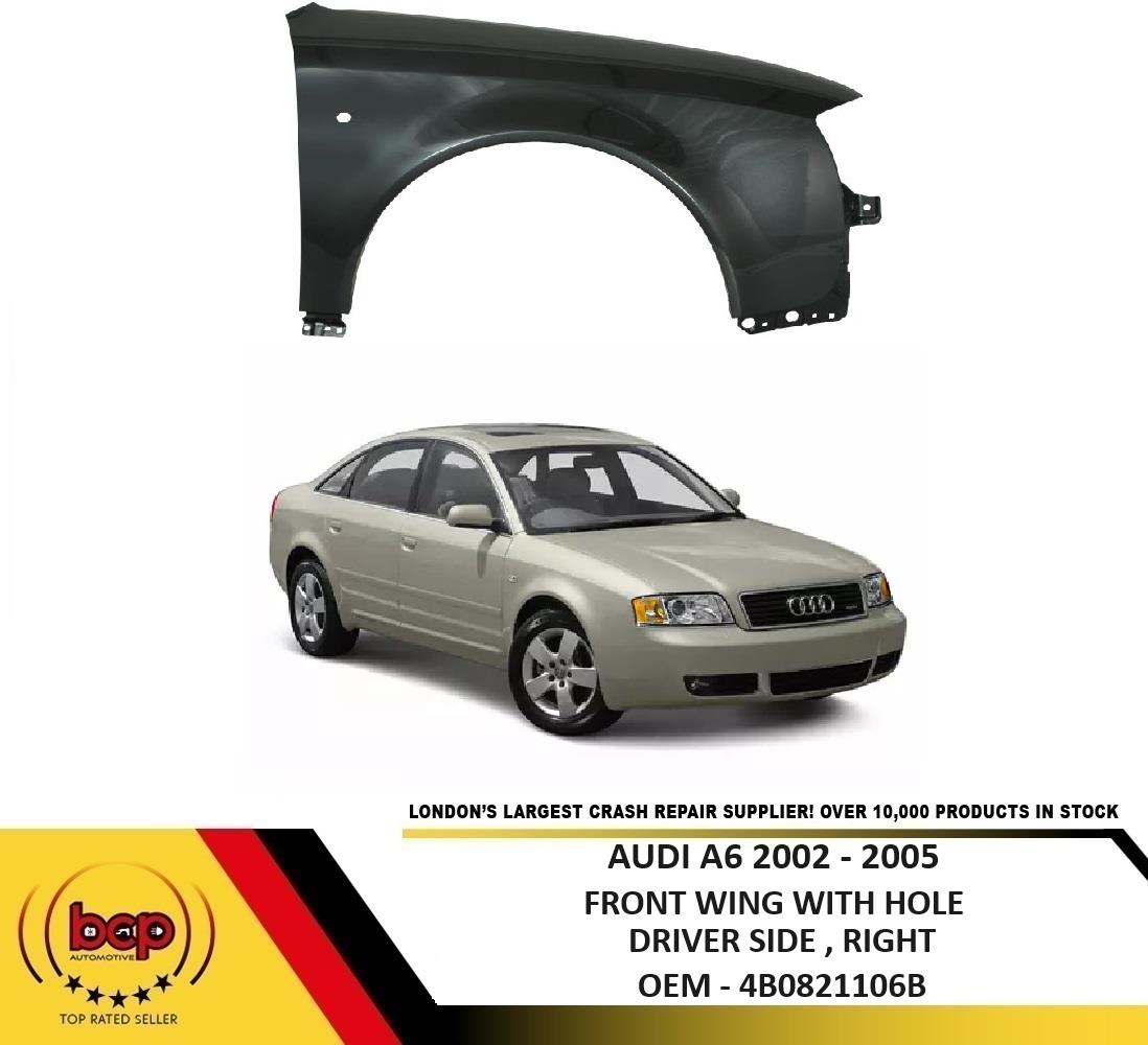 AUDI A6 C5 2002 - 2005 FRONT WING FENDER PANEL RIGHT DRIVERS OFFSIDE