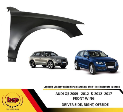 AUDI Q5 2009 - 2017 FRONT WING RH RIGHT DRIVERS SIDE OFF-SIDE NEW