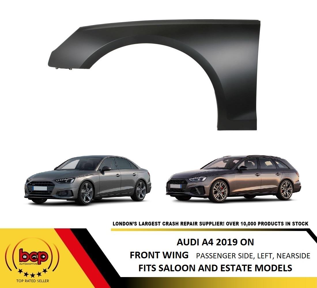 AUDI A4 2019 ONWARDS FRONT WING LEFT PASSENGER SIDE PRIMED FENDER SIDE PANEL