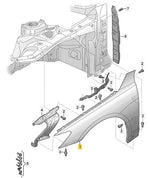 Load image into Gallery viewer, AUDI A7 2018 - 2024 FRONT WING FENDER PRIMED ALUMINIUM PASSENGER LEFT 4K8821105B