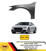 Load image into Gallery viewer, AUDI A7 2018 - 2024 FRONT WING FENDER PRIMED ALUMINIUM PASSENGER LEFT 4K8821105B