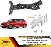 AUDI A3 2012 - 2019 FRONT WING UPPER BRACKET METAL FENDER HOLDER PASSENGERS LEFT