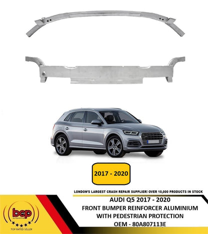 AUDI Q5 2017 - 2020 FRONT BUMPER REINFORCER ALUMINIUM WITH PEDESTRIAN PROTECTION