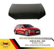 AUDI A3 2016 - 2020 BONNET 8V STEEL HOOD OEM QUALITY 8V0823029D