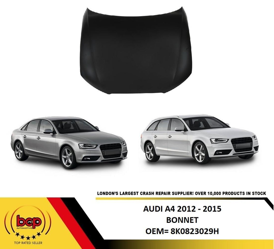 AUDI A4 2012 - 2016 BONNET BRAND NEW PRIMED READY TO PAINT INSURANCE QUALITY