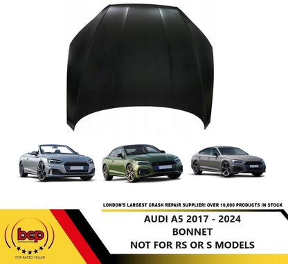 AUDI A5 2017 ONWARDS BONNET STEEL DELIVERED  8W6823029