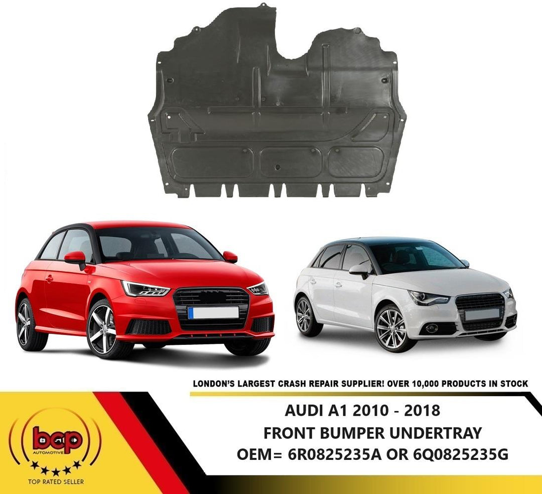 AUDI A1 2010 - 2018 ENGINE UNDERTRAY COVER UNDER BUMPER 6R0825235A no metal