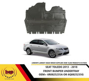 SEAT TOLDEO 2013 - 2018 ENGINE UNDERTRAY COVER UNDER BUMPER 6R0825235A no metal
