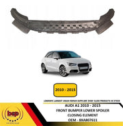 AUDI A1 2010 - 2018 FRONT BUMPER LOWER SPOILER CLOSING ELEMENT NEW 8XA807611
