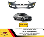 Load image into Gallery viewer, AUDI A4 2012 - 2015 FRONT BUMPER PRIMED WITH PARKING SENSOR HOLES NO WASHER JET

