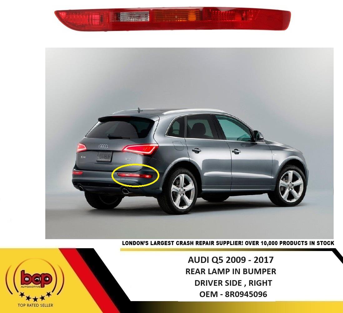AUDI Q5 2009 – 2017 REAR FOG TAIL LIGHT LAMP IN BUMPER DRIVER SIDE RIGHT