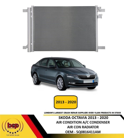 SKODA OCTAVIA 2013 - 2020 AIR CONDITION CONDENSER AIR CON A/C RADIATOR NEW