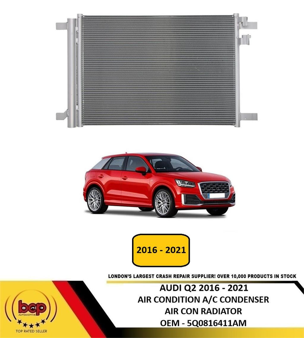 AUDI Q2 2016 - 2021 AIR CONDITION CONDENSER AIR CON A/C RADIATOR NEW 5Q0816411AM