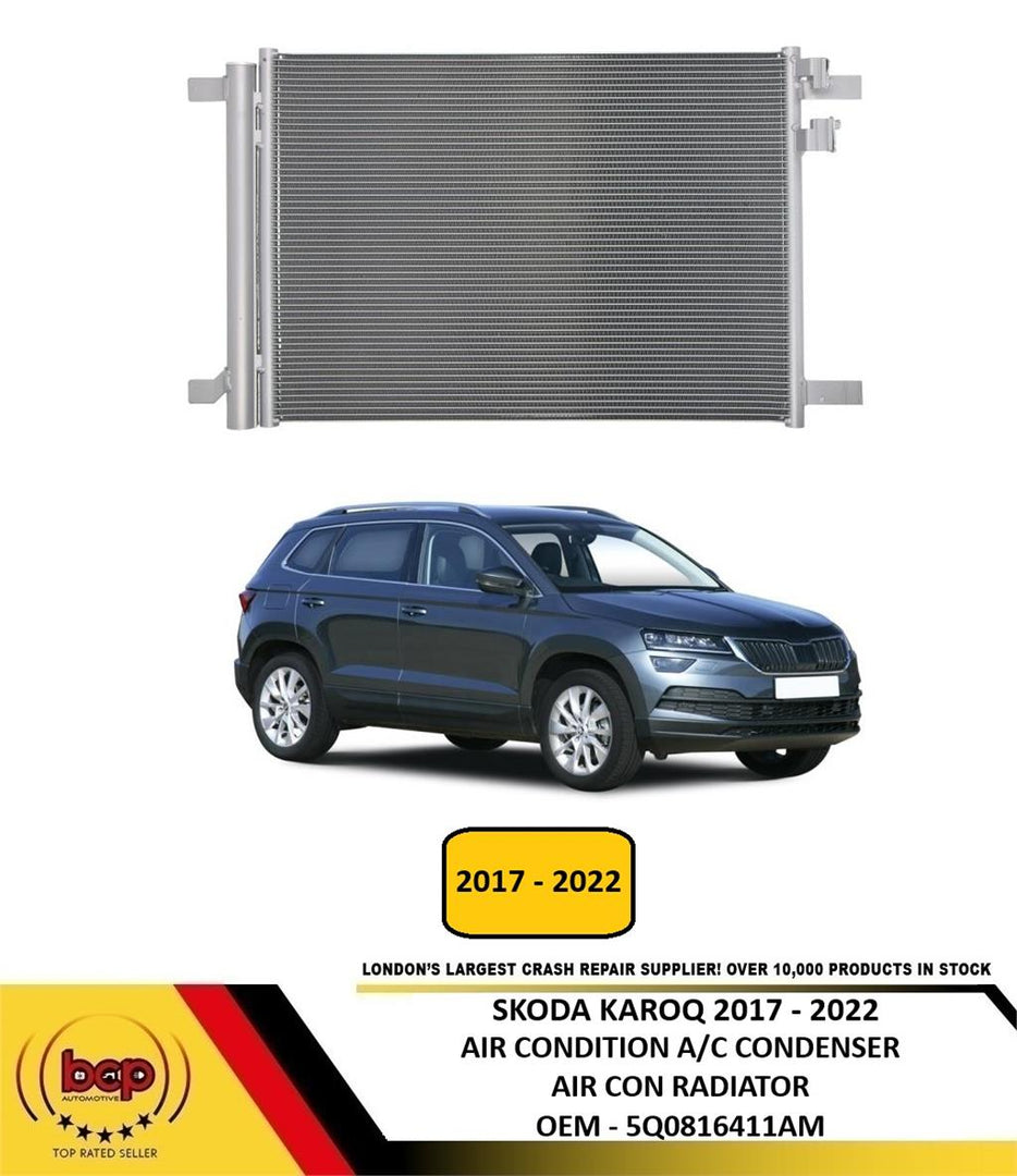 SKODA KAROQ 2017 - 2022 AIR CONDITION CONDENSER AIR CON A/C RADIATOR NEW