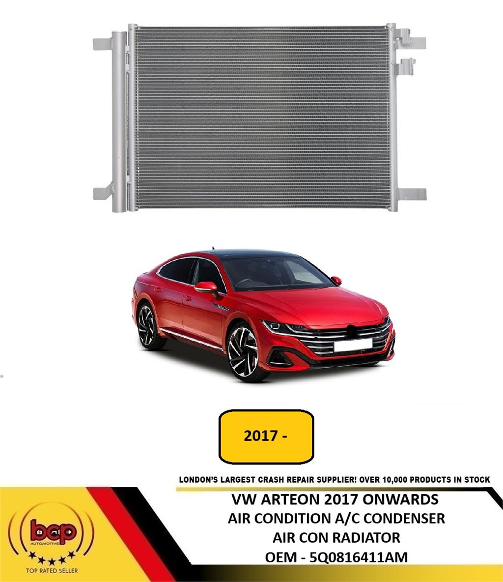VW ARTEON 2017 ONWARDS AIR CONDITION CONDENSER AIR CON A/C RADIATOR NEW