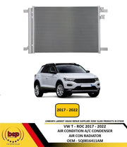VW T - ROC 2017 - 2022 AIR CONDITION CONDENSER AIR CON A/C RADIATOR NEW