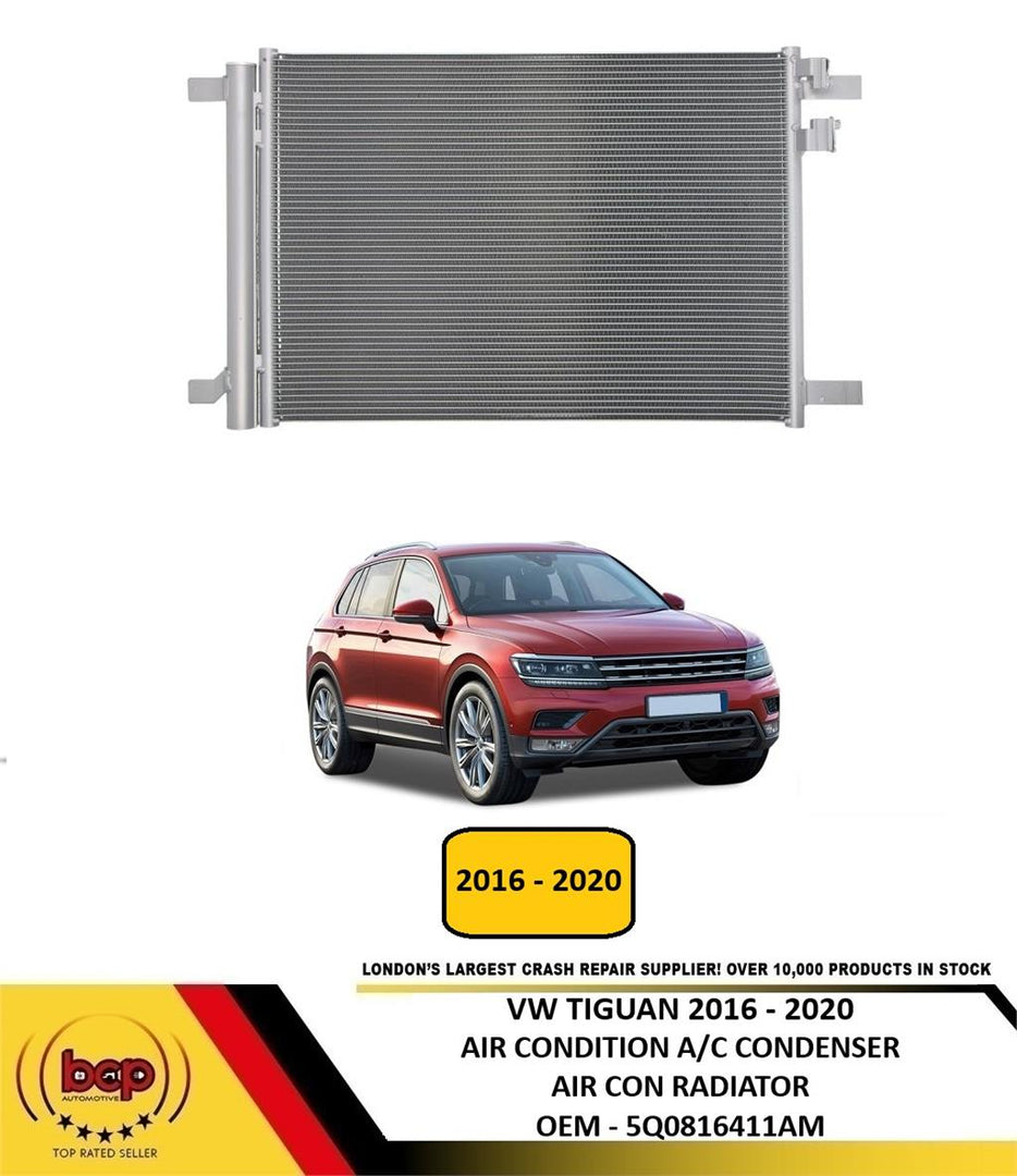 VW TIGUAN 2016 - 2020 AIR CONDITION CONDENSER AIR CON A/C RADIATOR NEW