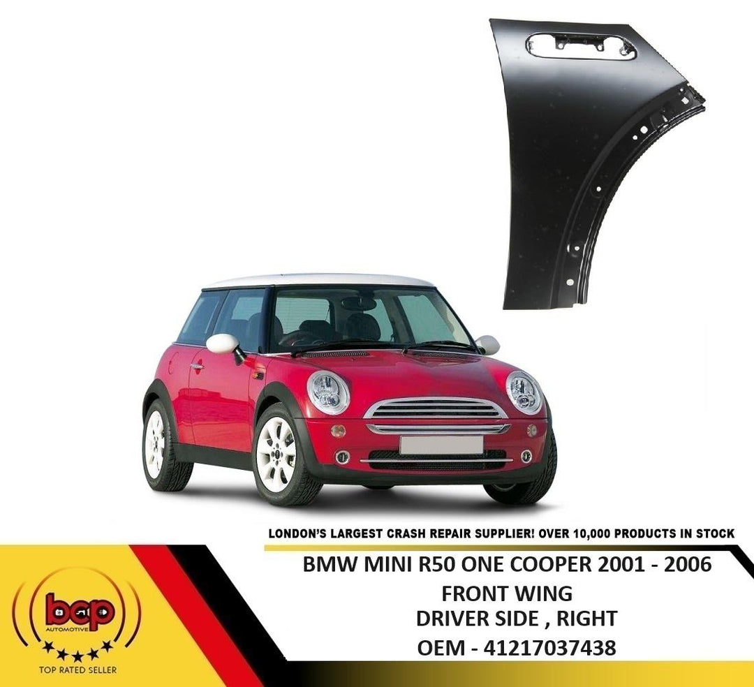 BMW MINI R50 ONE COOPER 2001 - 2006 FRONT WING RIGHT DRIVERS SIDE FENDER PANEL