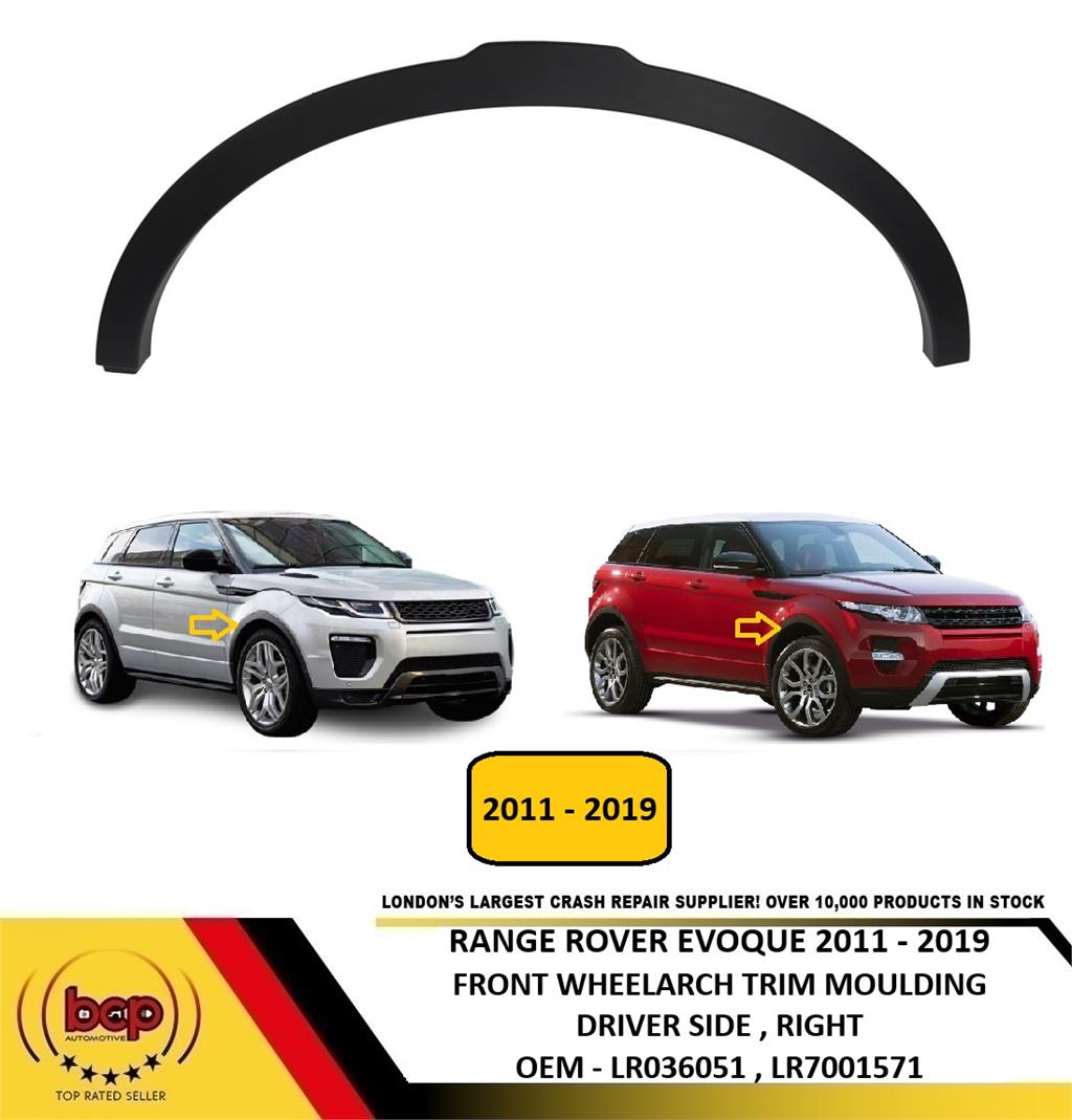 RANGE ROVER EVOQUE 2011 - 2019 FRONT WHEEL ARCH TRIM MOULDING DRIVER RIGHT