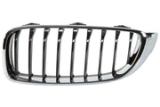 BMW 4 SERIES 2014 -2021 KIDNEY GRILLE CHROME WITH BLACK SLATS PASSENGER LEFT