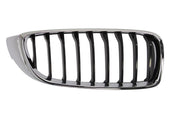 BMW 4 SERIES 2014 -2021 KIDNEY GRILLE CHROME WITH BLACK SLATS DRIVER SIDE RIGHT