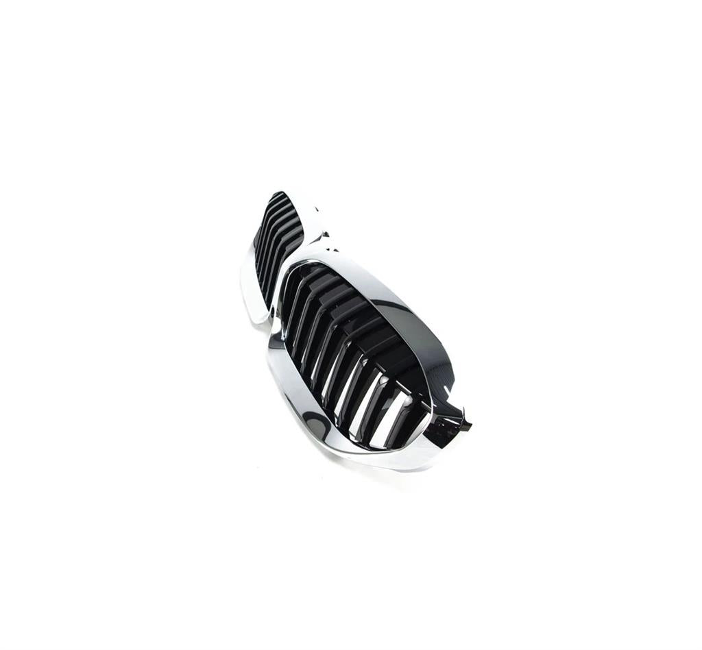 BMW 3 SERIES G20 G21 M SPORT 2019 – 2023 FRONT GRILLE CHROME WITH BLACK SLATS