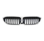 Load image into Gallery viewer, BMW 3 SERIES G20 G21 M SPORT 2019 – 2023 FRONT GRILLE CHROME WITH BLACK SLATS

