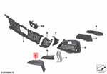 Load image into Gallery viewer, BMW 3 SERIES M SPORT G20 G21 2019 – 2023 FRONT FOG GRILLE KIT GLOSS BLACK LEFT