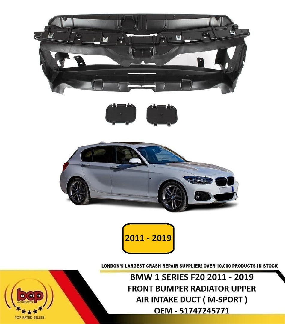 BMW 1 SERIES M SPORT F20 2011 - 2019 FRONT BUMPER RADIATOR UPPER AIR INTAKE DUCT