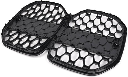 BMW 4 SERIES G22 G23 G26 2020 ON MAIN KIDNEY GRILLE BLACK & CHROME WITH PDC HOLE