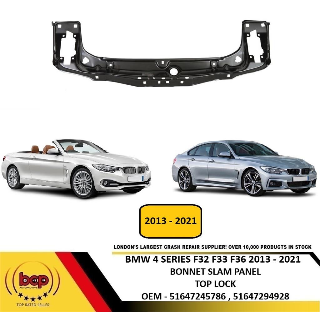 BMW 4 SERIES F30 F31 F34 2013 - 2021 FRONT BONNET SLAM PANEL TOP LOCK NEW