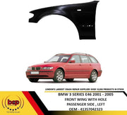 BMW 3 SERIES E46 SALOON / TOURING 01-05 FRONT WING PASSENGERS SIDE LEFT NEARSIDE