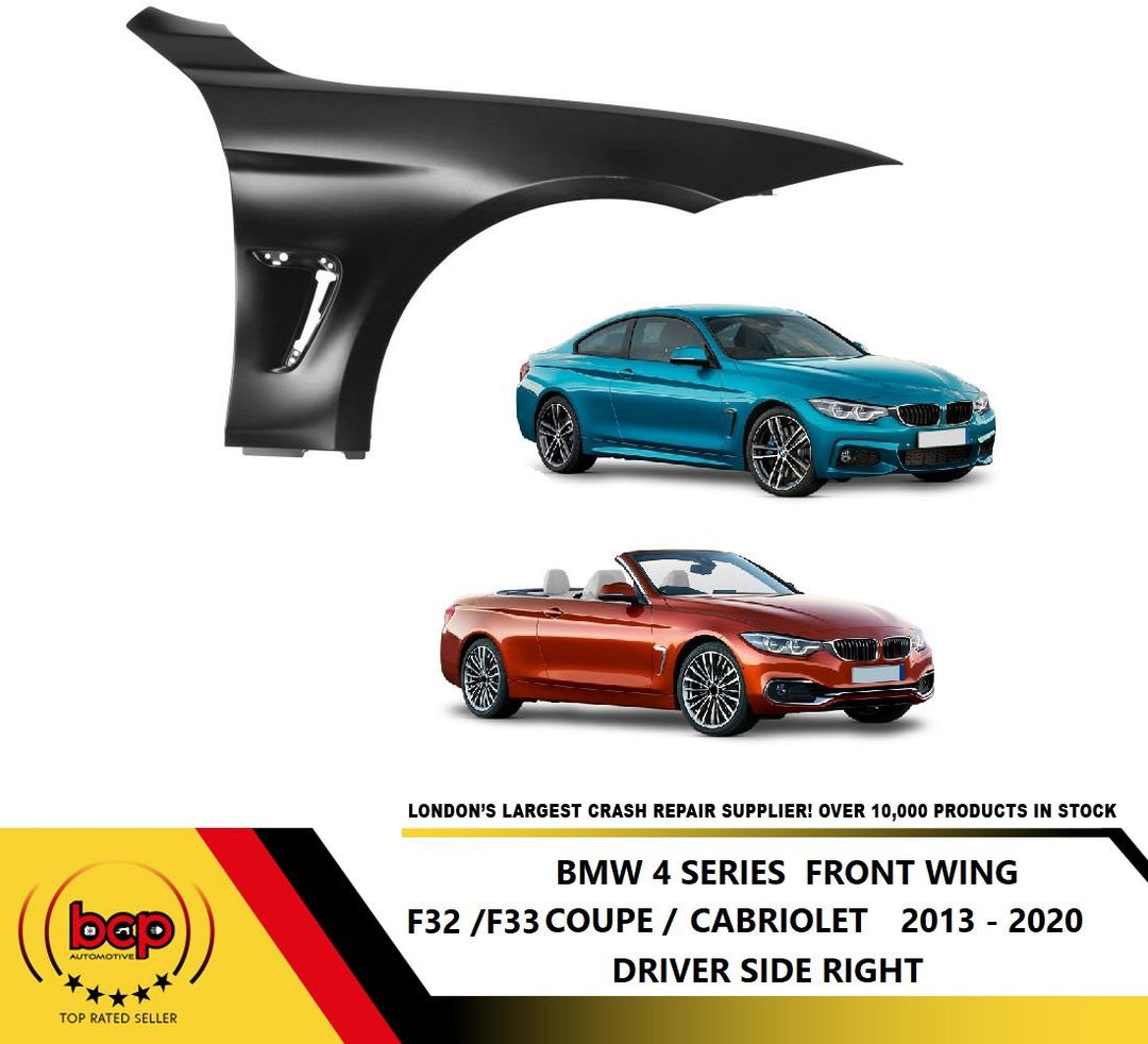 BMW 4 SERIES F32 F33 FRONT WING RIGHT DRIVERS SIDE PRIMED INSURANCE APPROVED